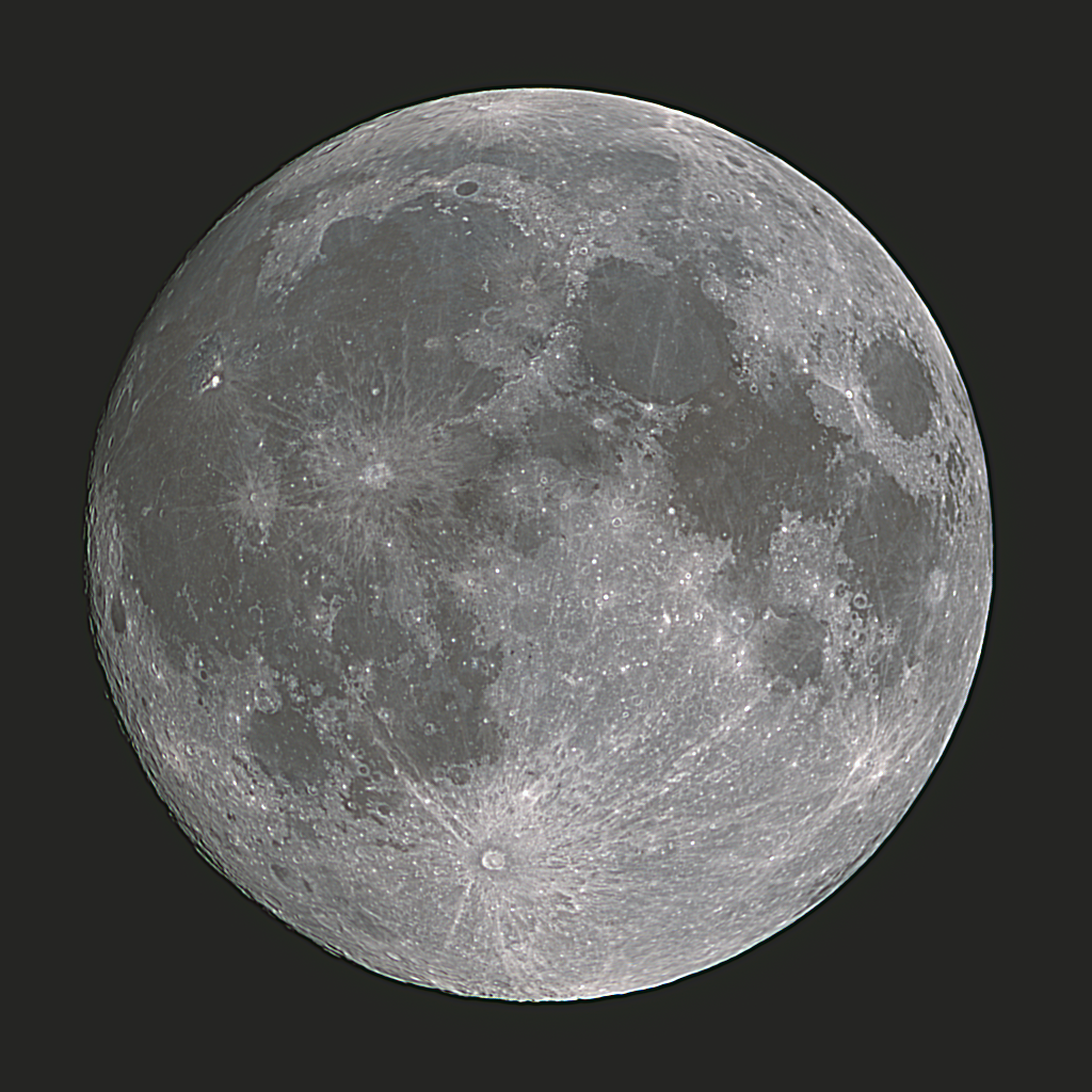 Mond - gestackte Aufnahme aus Video via AutoStakkert